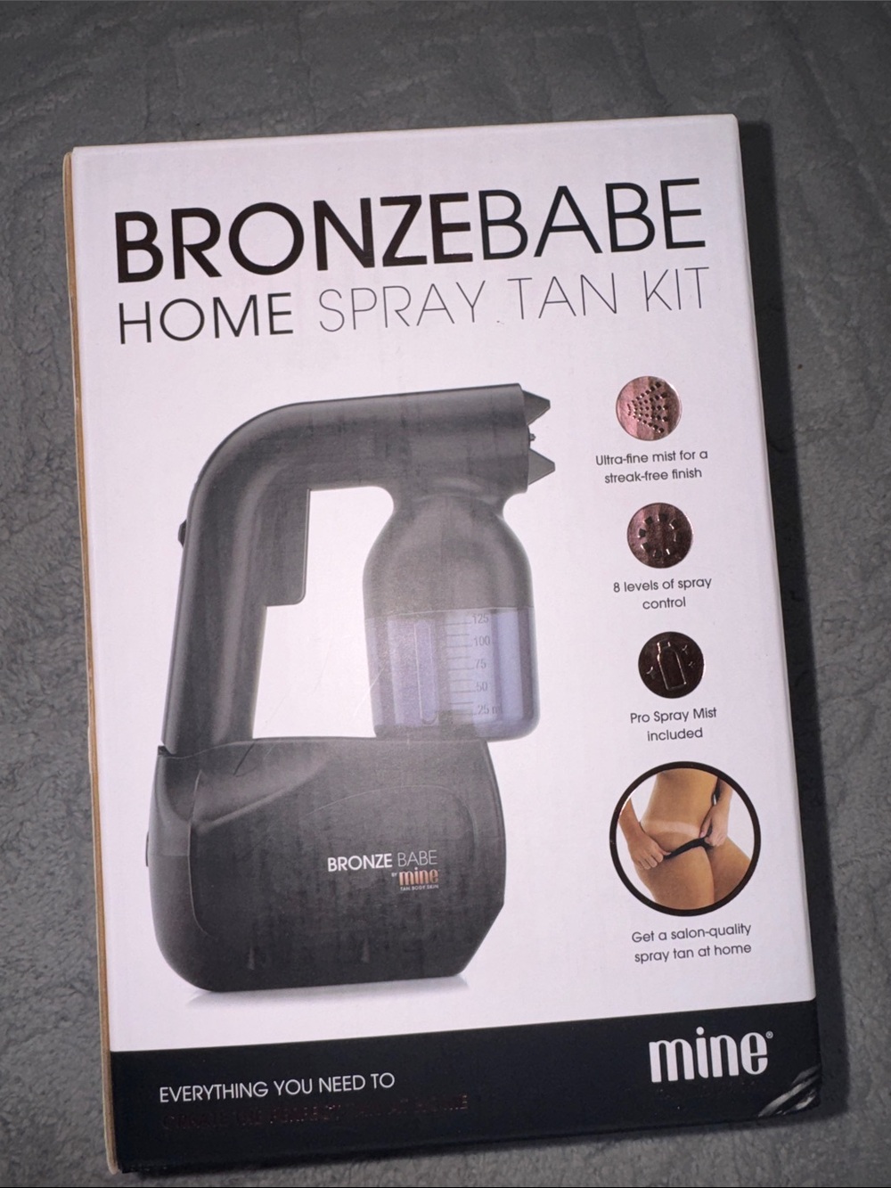 mine BronzeBabe Home Spray Tan Kit - Black
